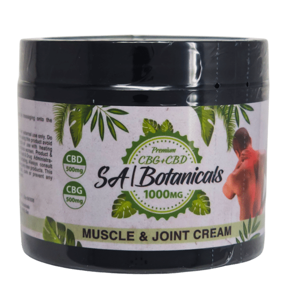 SA Botanicals CBG+CBD MUSCLE AND JOINT CREAM 1000MG 4OZ