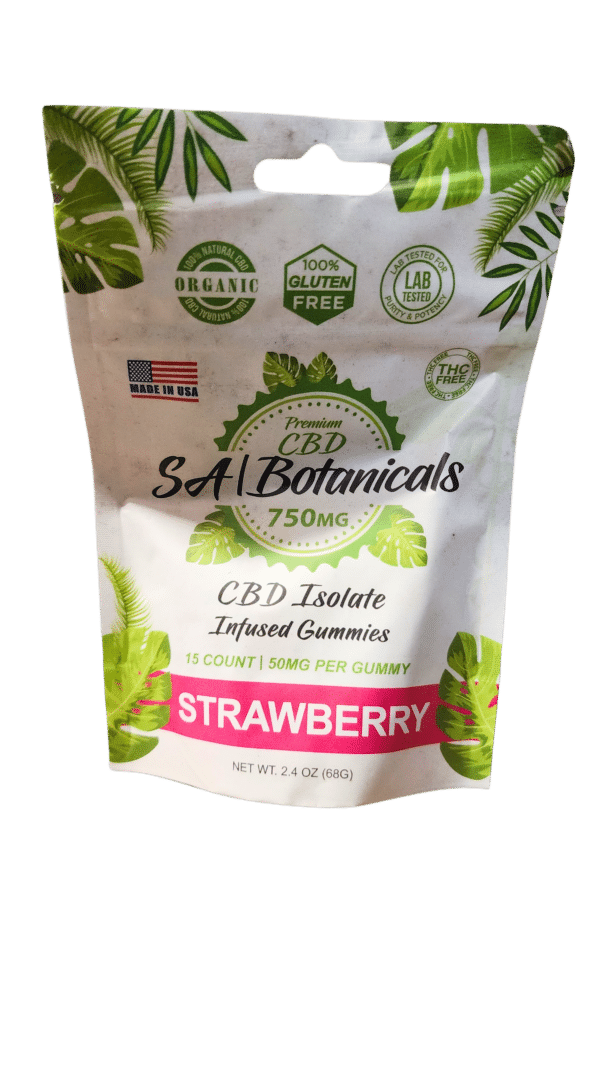 SA Botanicals CBD-Isolate Gummies 750mg - Image 2