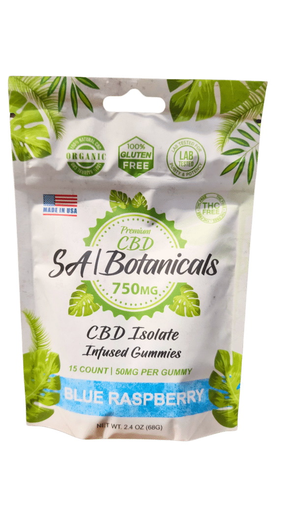 SA Botanicals CBD-Isolate Gummies 750mg