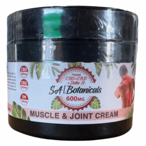 SA Botanicals CBG+CBD+Delta-9 MUSCLE AND JOINT CREAM 600MG 2OZ